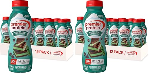 Premier Protein Agite 30G 1G AZÚCAR 24 Vitaminas Minnerales Nutrientes para apoyar la salud inmune 11.5 Pack, Chocolate, 138 FL oz, (Paquete de 12)